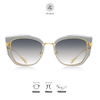  Kính mát Bolon BL6111 dáng mắt mèo titanium & nhựa acetate chính hãng fullbox 