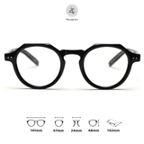 Gọng kính Zay eyewear LY83011 dáng tròn nhựa TR90 cao cấp