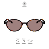  Kính mát Molsion MS3115 dáng oval nhựa acetate chính hãng fullbox 