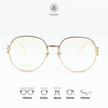  Gọng kính Gucci GG1208O dáng tròn to kim loại cao cấp full box 