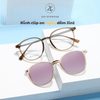  Kính râm cận thời trang Clip on 2238 phân cực 2 Trong 1 nhựa TR90 cao cấp 