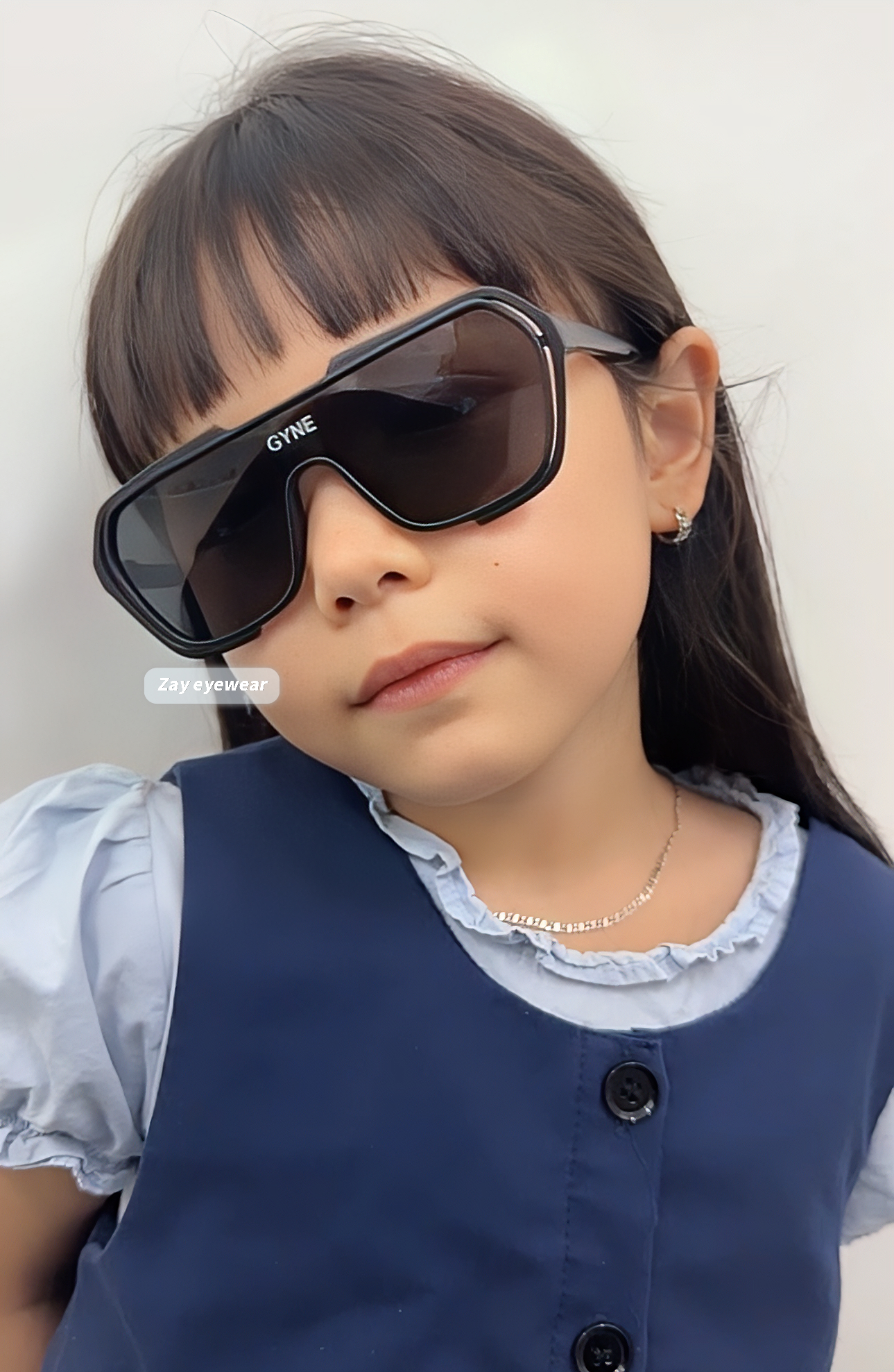 Kính mát trẻ em Zay eyewear SS5 dáng vuông to phong cách cá tính 
