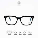  Gọng kính CH COX UCKER dáng vuông nhựa acetate 