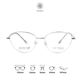 Gọng kính Zay Eyewear 66008 dáng mắt mèo phong cách hàn quốc