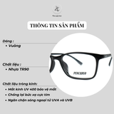  Gọng kính cận loạn nam nữ thời trang Zay eyewear 2816 dáng vuông phong cách thời trang 