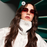 Kính mát phân cực polarized Bolon BL7207 dáng vuông titanium chính hãng fullbox