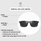  Gọng kính cận loạn dáng vuông thời trang Zay Eyewear 3501 bền dẻo phong cách hàn quốc 