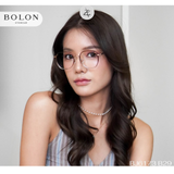 Gọng kính Bolon BJ6173 dáng đa giác titanium chính hãng fullbox