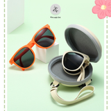 Kính mát trẻ em Zay eyewear SS3 dáng vuông phong cách thời trang