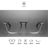 Gọng kính Zay eyewear DTX413 dáng oval titanium siêu nhẹ thời trang cao cấp