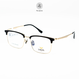 Gọng kính nửa khung Lavein Paris 1033 dáng vuông nhựa TR90 & titanium chính hãng fullbox