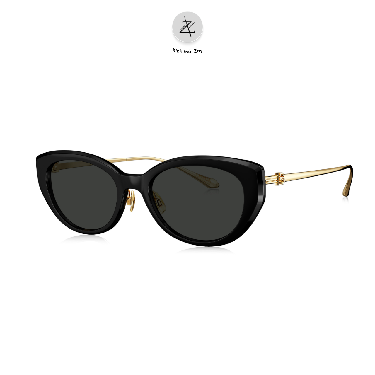 Kính mát Bolon BL5097 dáng mắt mèo titanium & nhựa acetate chính hãng fullbox 