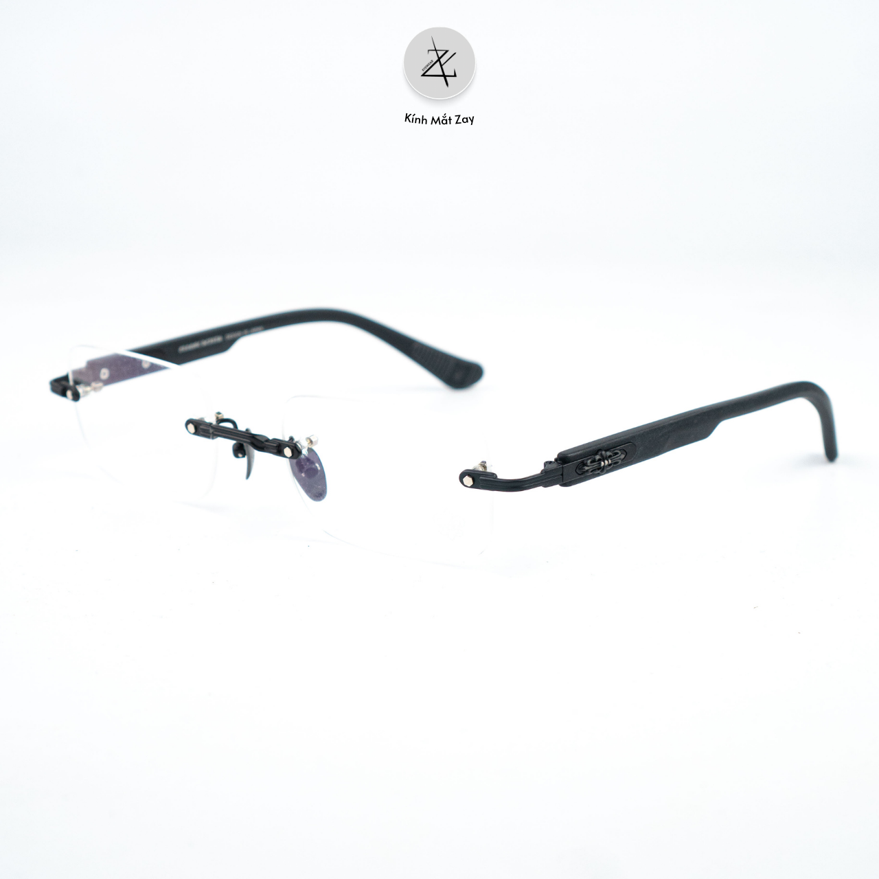  Gọng khoan CH CH8129 hình chữ nhật nhựa acetate 