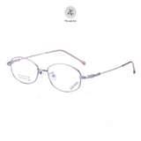  Gọng kính Zay eyewear 677 dáng oval titanium cao cấp 
