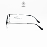 Gọng kính nửa khung Lavein Paris 21002 dáng vuông nhựa TR90 & titanium chính hãng fullbox