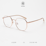 Gọng kính titanium dáng đa giác Zay eyewear LY2239 phong cách thời trang
