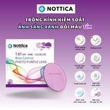  Tròng kính Đổi màu Trendy Lọc ánh sáng xanh Mỏng 1.61 ASP Blue Control Photo Nottica Italy chính hãng 