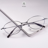 Gọng kính P8806 dáng mắt mèo titanium cao cấp