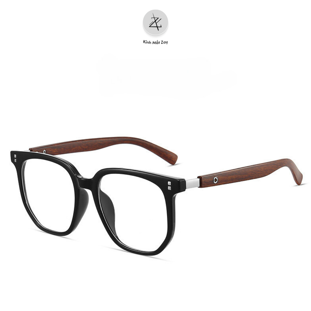  Gọng kính Zay Eyewear TR8979 dáng lục giác kim loại phong cách hàn quốc 
