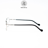 Gọng kính Zay Eyewear Stainless Steel 882 dáng tròn thép phong cách Hàn Quốc