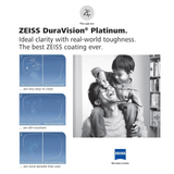 Tròng Kính chống UV Zeiss Duravision® Platinum UV chính hãng