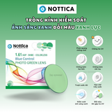  Tròng kính Đổi màu Trendy Lọc ánh sáng xanh Mỏng 1.61 ASP Blue Control Photo Nottica Italy chính hãng 