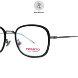  Gọng kính Cerato 8906 dáng vuông nhựa TR90 & titanium phong cách Hàn Quốc 