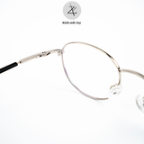 Gọng kính Zay Eyewear Stainless Steel 882 dáng tròn thép phong cách Hàn Quốc