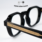  Gọng kính GAMA Seek dáng đa giác nhựa acetate fullbox chính hãng 