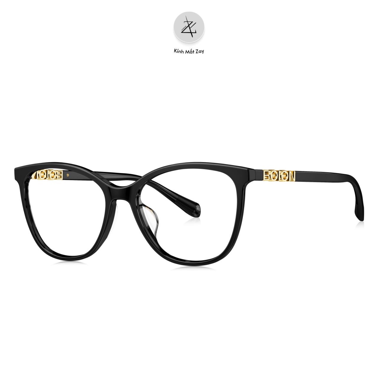  Gọng kính Bolon BJ3210 dáng mắt mèo nhựa acetate chính hãng fullbox 