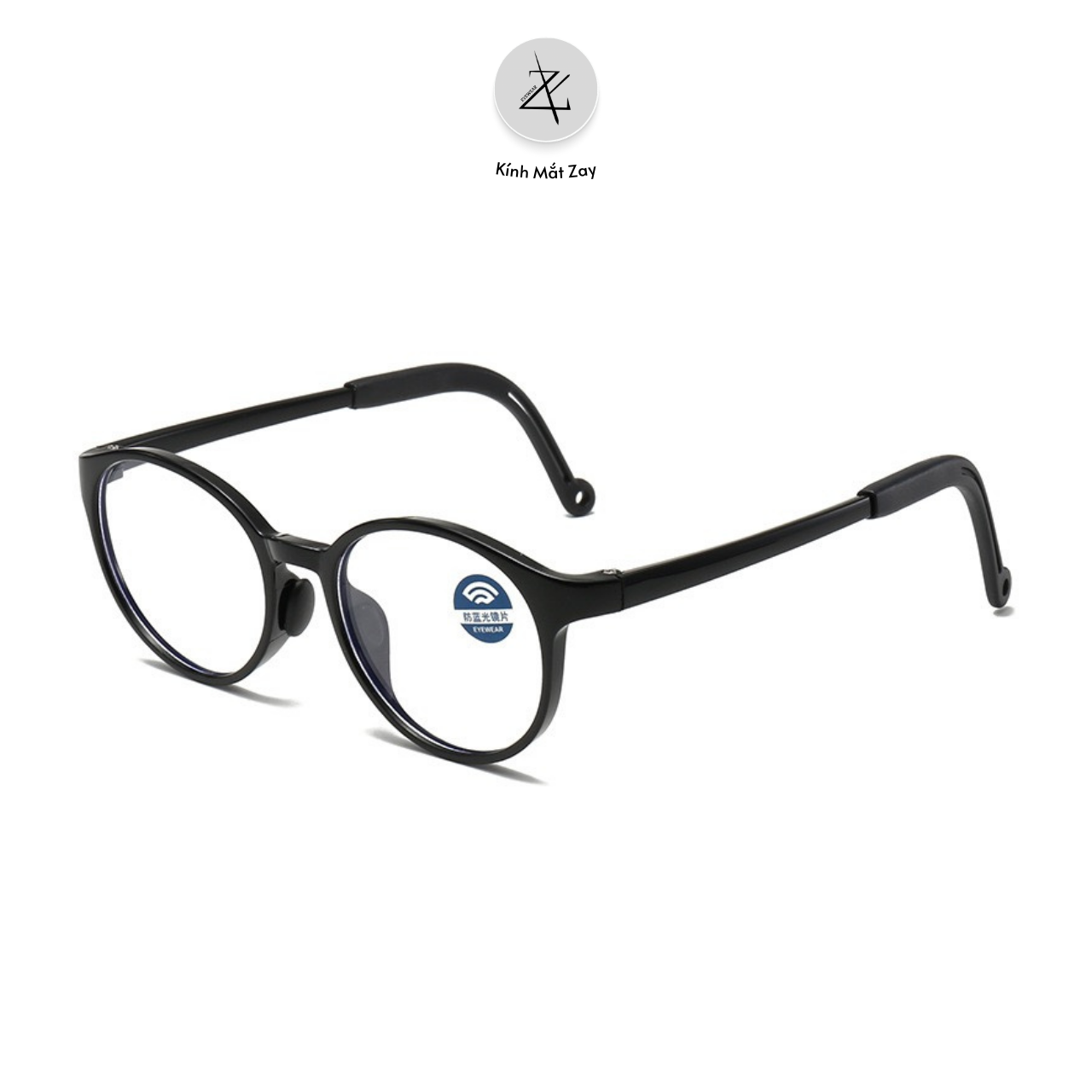  Gọng kính trẻ em Zay eyewear 3156 dáng tròn nhựa TR dẻo Hàn Quốc 