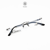 Gọng khoan không viền Lavein Paris 2071 dáng vuông titanium chính hãng fullbox