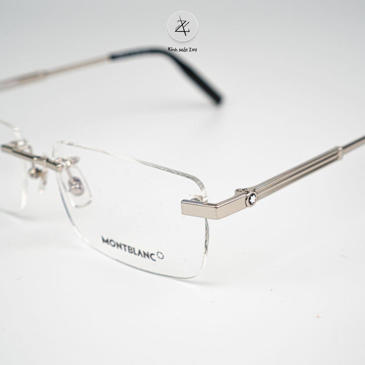  Gọng khoan titanium Montblanc 0030O phong cách thời trang cao cấp 