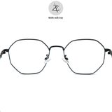  Gọng kính Zay Eyewear D29165 dáng đa giác kim loại phong cách hàn quốc 