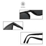 Kính mát trẻ em Zay eyewear SS3 dáng vuông phong cách thời trang