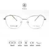  Gọng mắt mèo titanium Manako 66007 phong cách thời trang cao cấp 