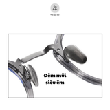 Gọng kính cận titanium Zay eyewear Viod dáng oval siêu nhẹ thời trang cao cấp