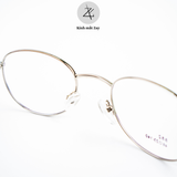 Gọng kính Zay Eyewear Stainless Steel 882 dáng tròn thép phong cách Hàn Quốc