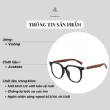  Gọng kính Zay Eyewear TR8979 dáng lục giác kim loại phong cách hàn quốc 