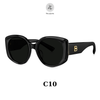 Kính mát phân cực polarized Bolon BL3197 dáng vuông nhựa acetate chính hãng fullbox