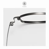 Gọng kính Zay Eyewear M-G2449 dáng oval titanium phong cách thời trang