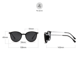  Kính râm cận thời trang Clip on 2240 phân cực 2 Trong 1 nhựa TR90 cao cấp 