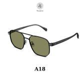 Kính mát phân cực polarized Molsion MS7170 dáng phi công titanium chính hãng fullbox