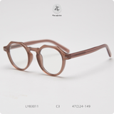 Gọng kính Zay eyewear LY83011 dáng tròn nhựa TR90 cao cấp