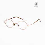 Gọng kính Vo11 handmade dáng tròn Chất liệu kim loại thép không rỉ phong cách Retro cao cấp fullbox