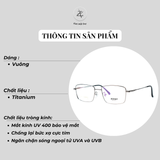  Gọng kính titanium TL-2023 phong cách thời trang cao cấp 