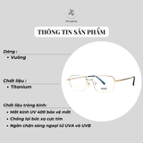  Gọng kính titanium TL-2072 phong cách thời trang cao cấp 
