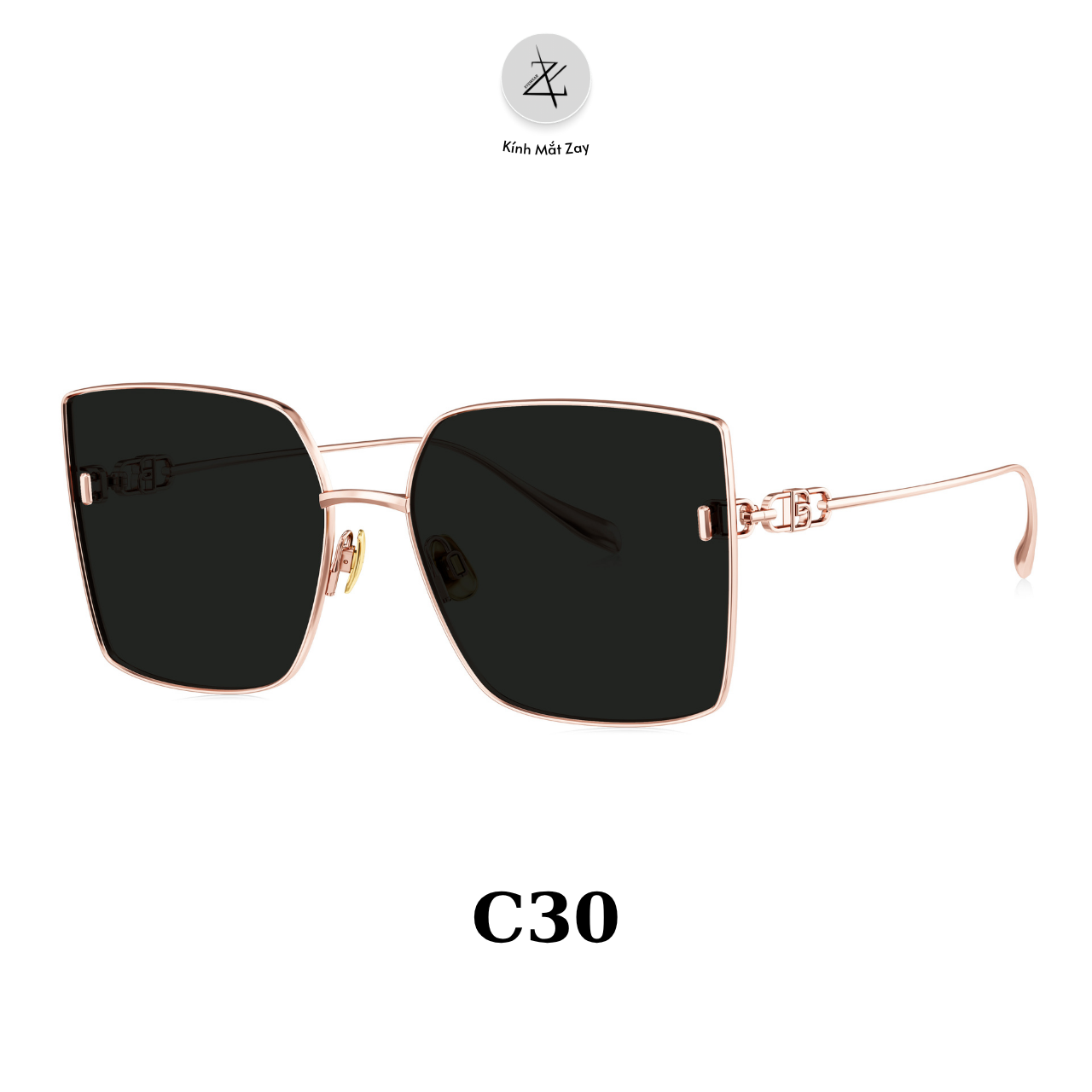  Kính mát phân cực polarized Bolon BL7207 dáng vuông titanium chính hãng fullbox 