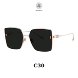 Kính mát phân cực polarized Bolon BL7207 dáng vuông titanium chính hãng fullbox
