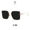Kính mát phân cực polarized Bolon BL7207 dáng vuông titanium chính hãng fullbox